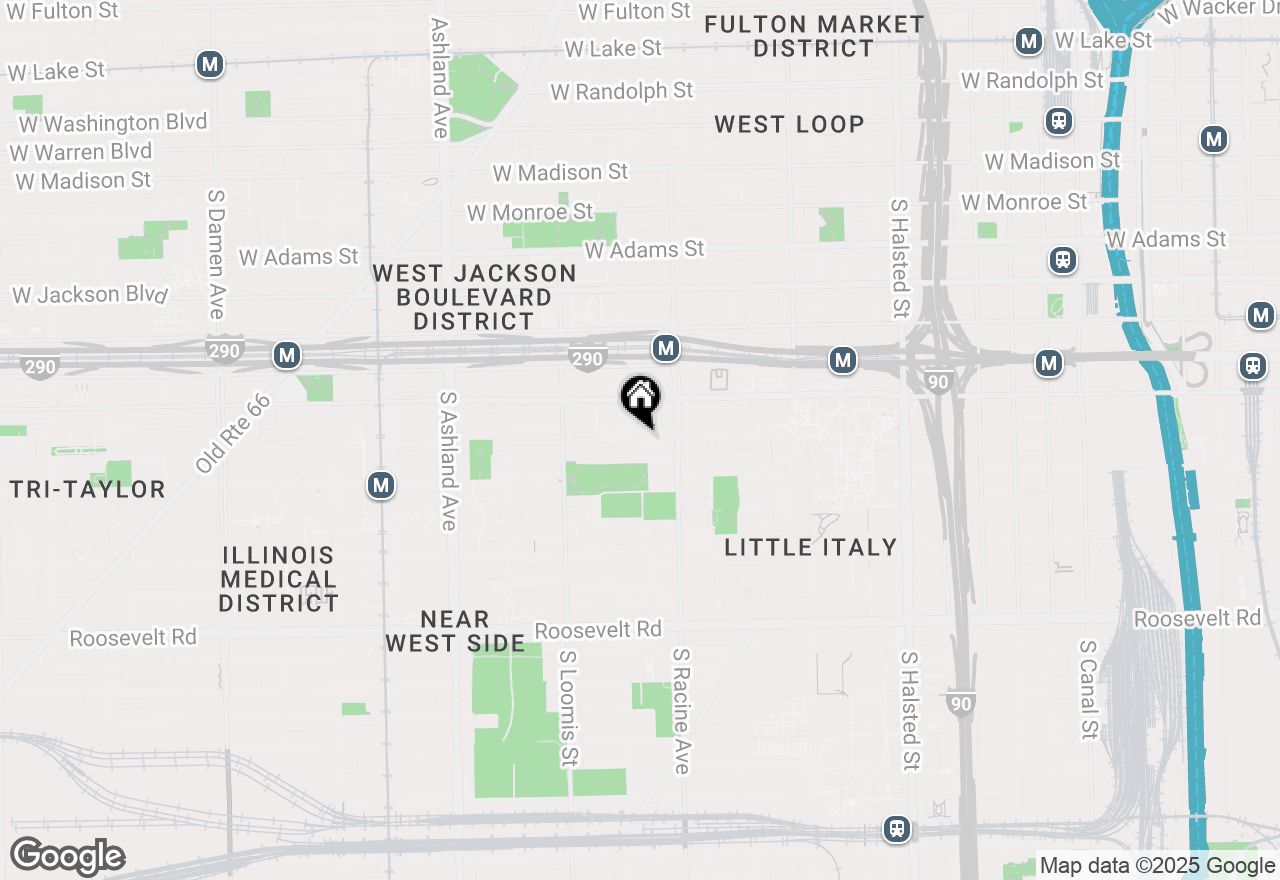 Map of 708 S Lytle Street #1, Chicago, IL 60607