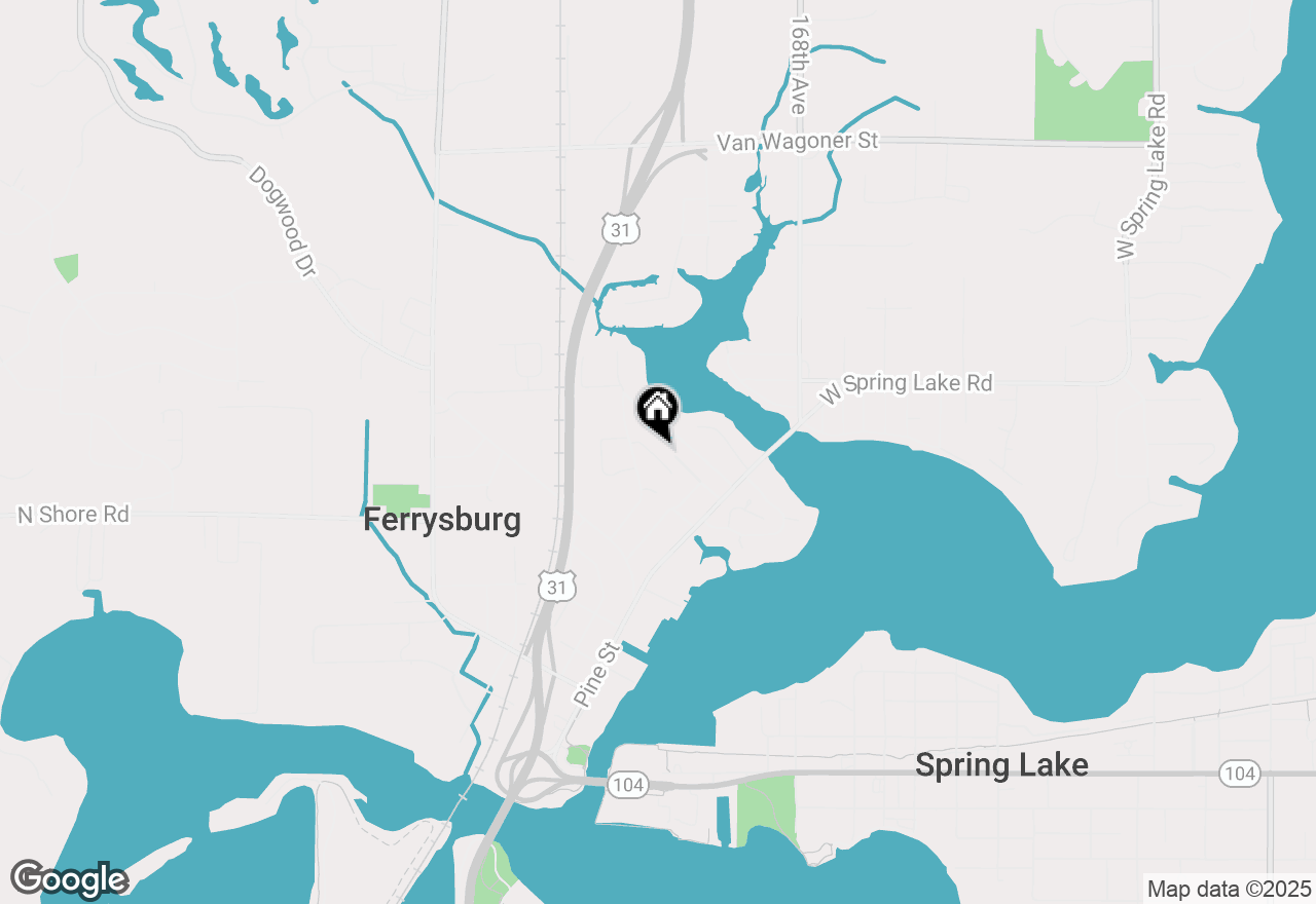 Map of 17543 Beechwood Lane, Spring Lake, MI 49456