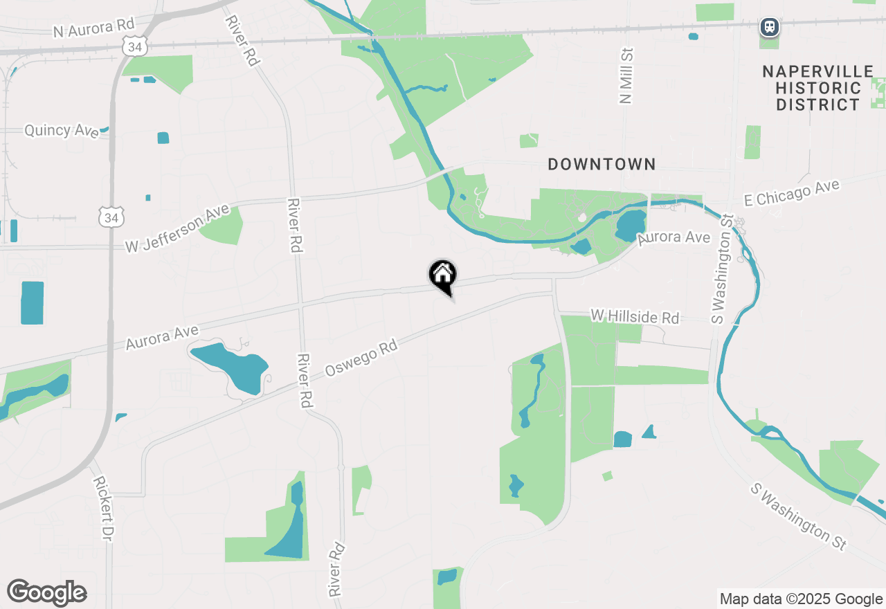 Map of 1056 Devonshire Avenue, Naperville, IL 60540