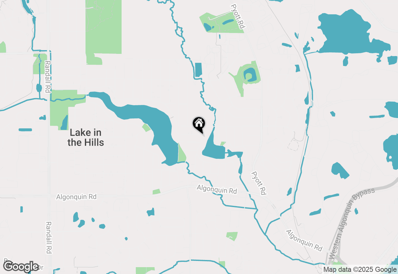 Map of 524 Cheyenne Drive, Lake In The Hills, IL 60156