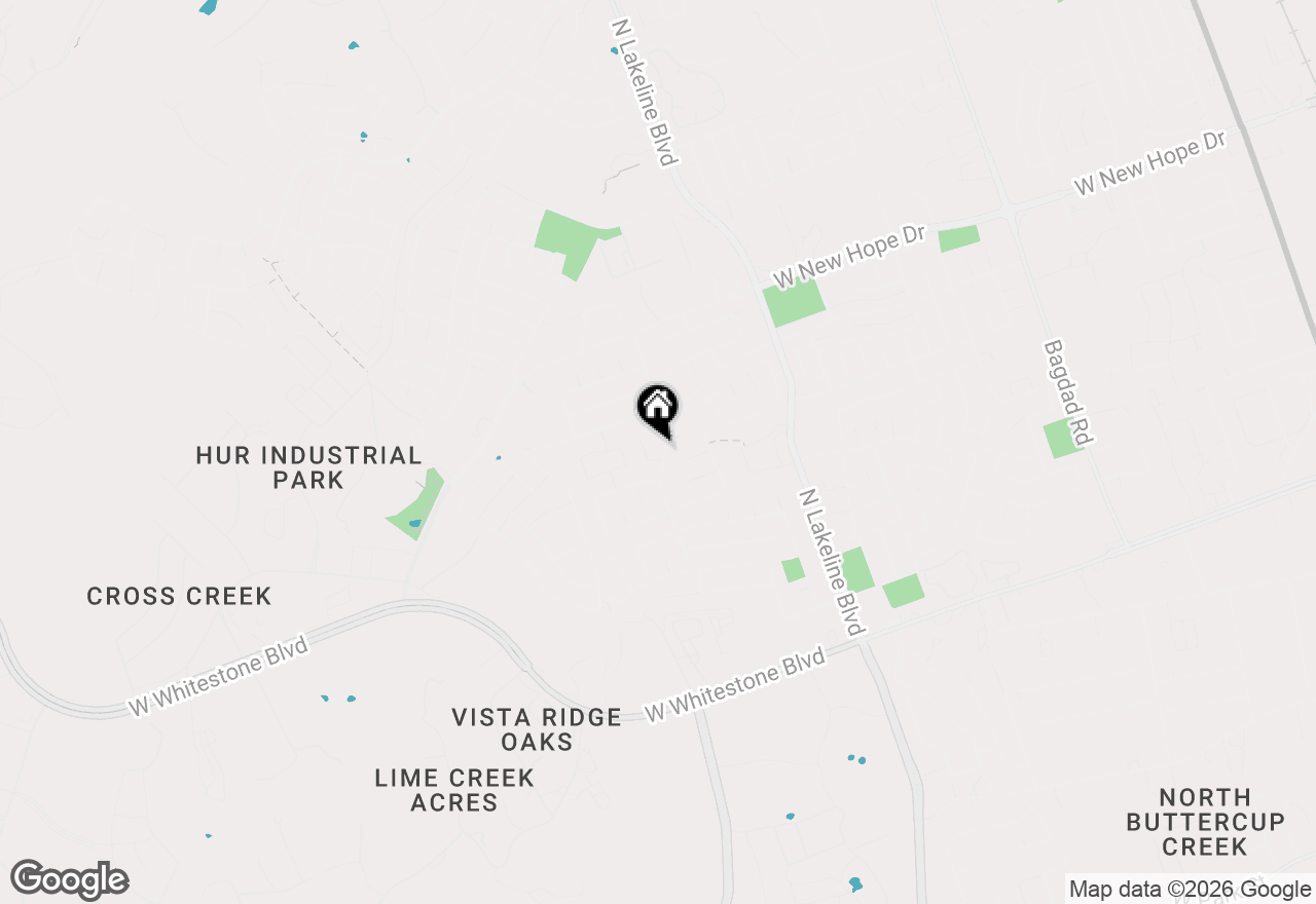 Map of 1603 Carriage Hills Trl, Cedar Park, TX 78613