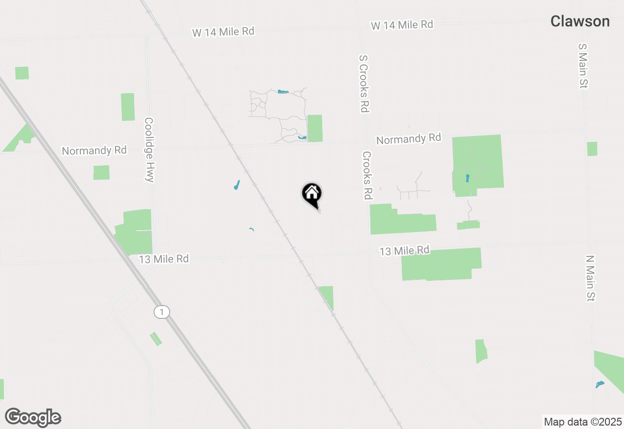 Map of 3535 Woodland Avenue, Royal Oak, MI 48073