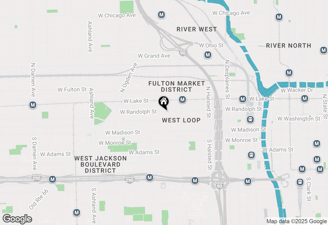 Map of 1111 W Randolph Street, Chicago, IL 60607
