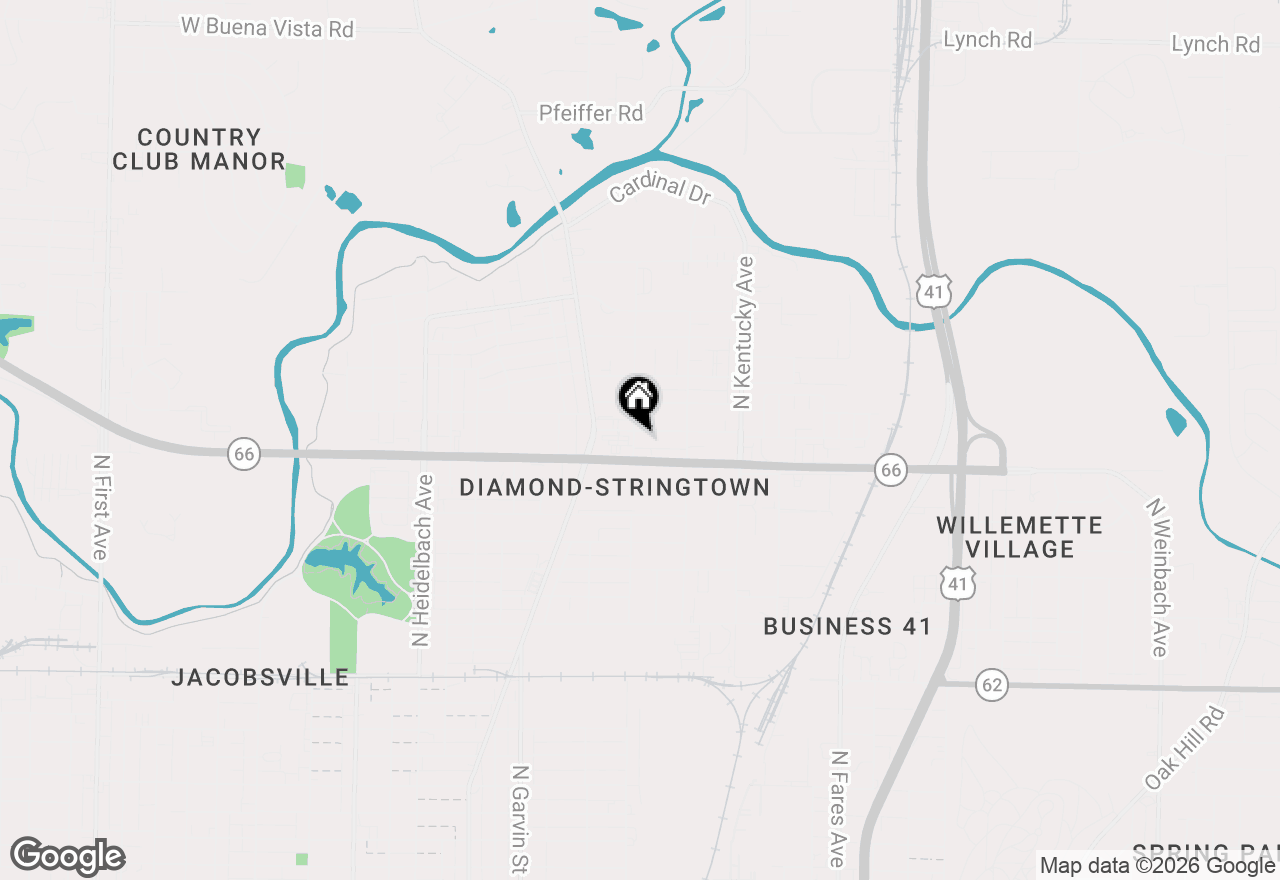 Map of 2415 N Evans Avenue, Evansville, IN 47711