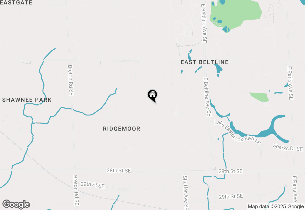 Map of 2308 Edgewood Avenue Se, Grand Rapids, MI 49546