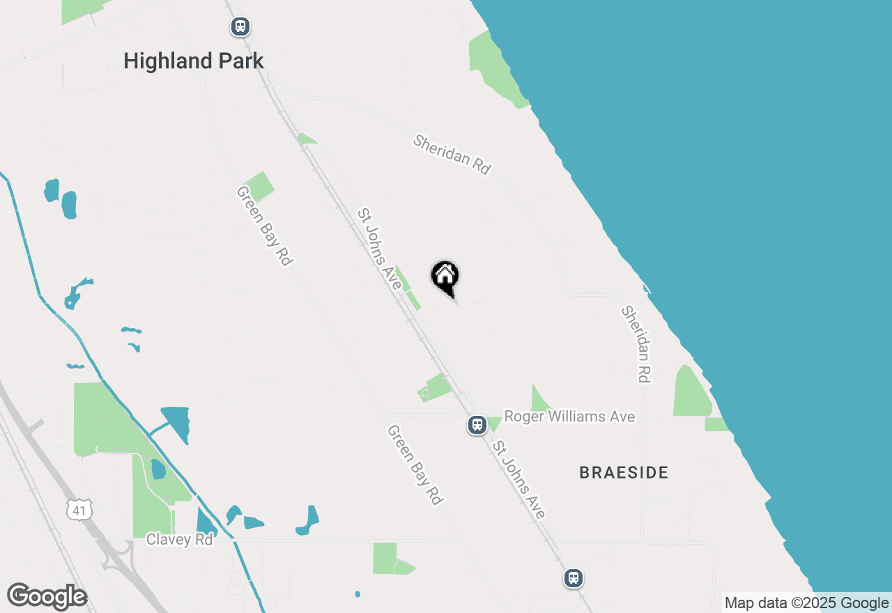 Map of 981 Judson Avenue, Highland Park, IL 60035