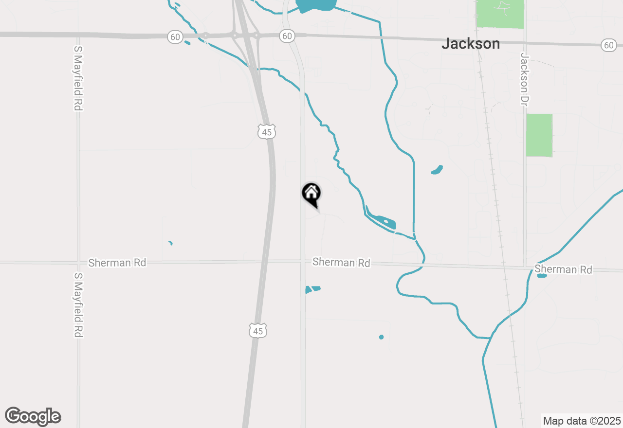 Map of N161W21960 Daisy Dr, Jackson, WI 53037
