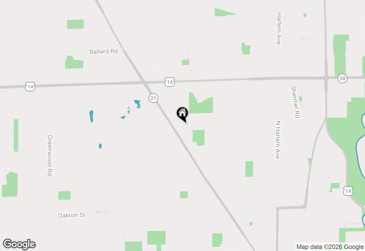 Map of 8515 N Ozanam Avenue, Niles, IL 60714