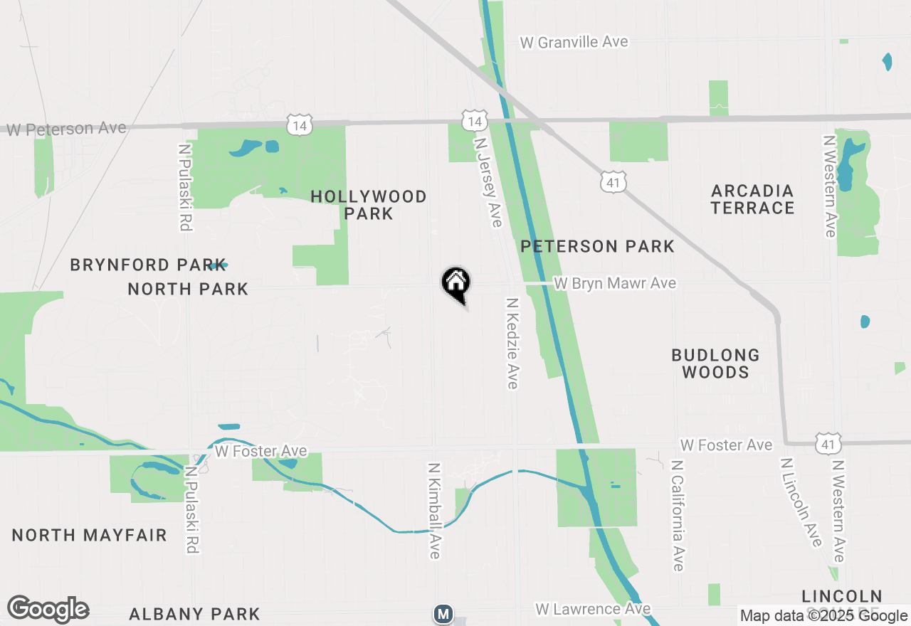Map of 5517 N Christiana Avenue, Chicago, IL 60625
