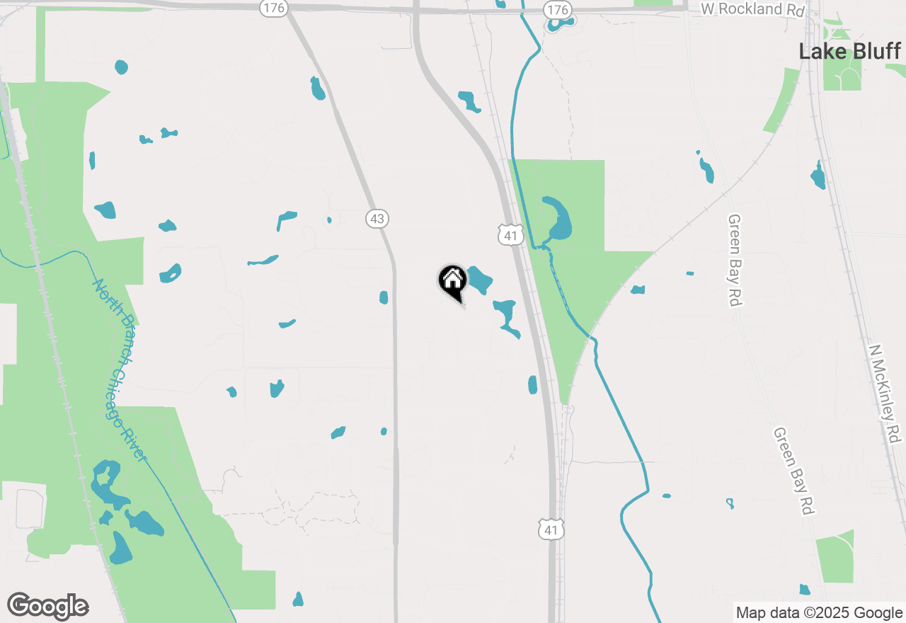Map of 870 Symphony Street, Lake Forest, IL 60045