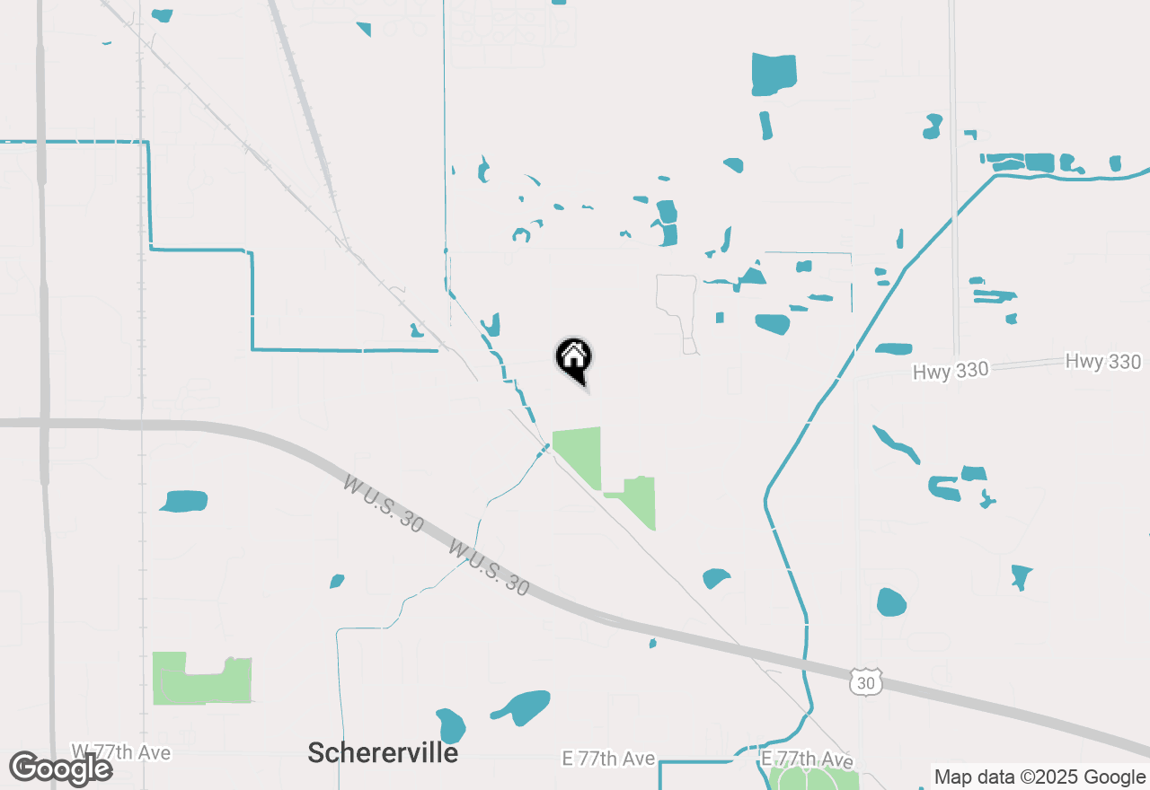 Map of 224 E Wilhelm Street, Schererville, IN 46375