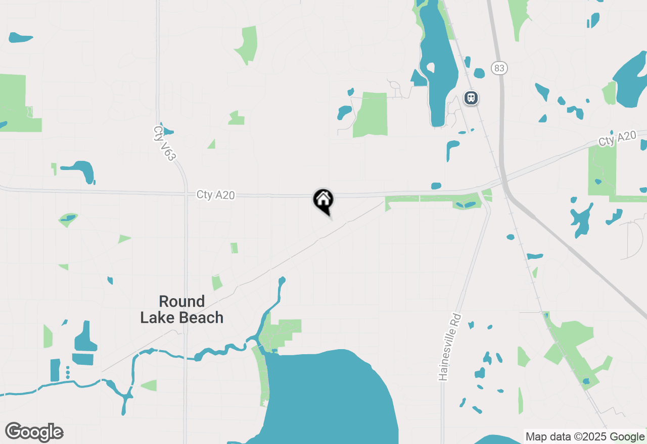 Map of 1606 N Poplar Avenue, Round Lake Beach, IL 60073