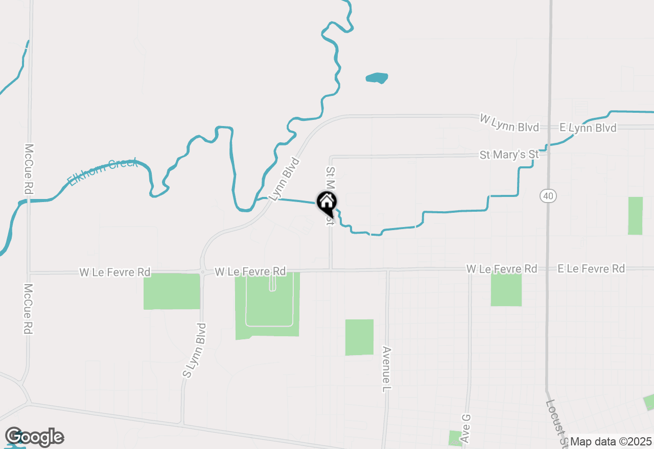 Map of 1735 Griswold Avenue, Sterling, IL 61081