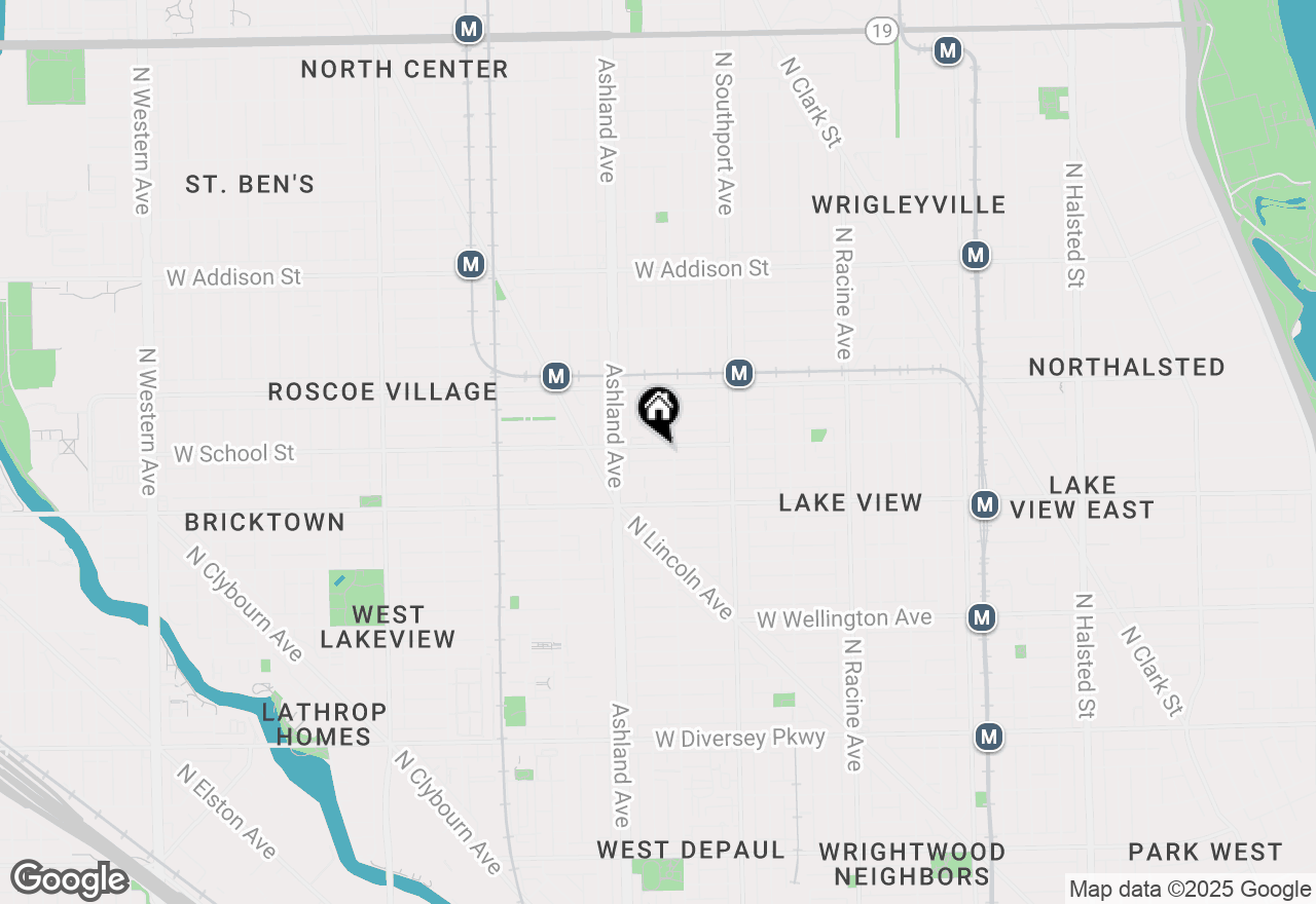 Map of 1515 W School Street, Chicago, IL 60657