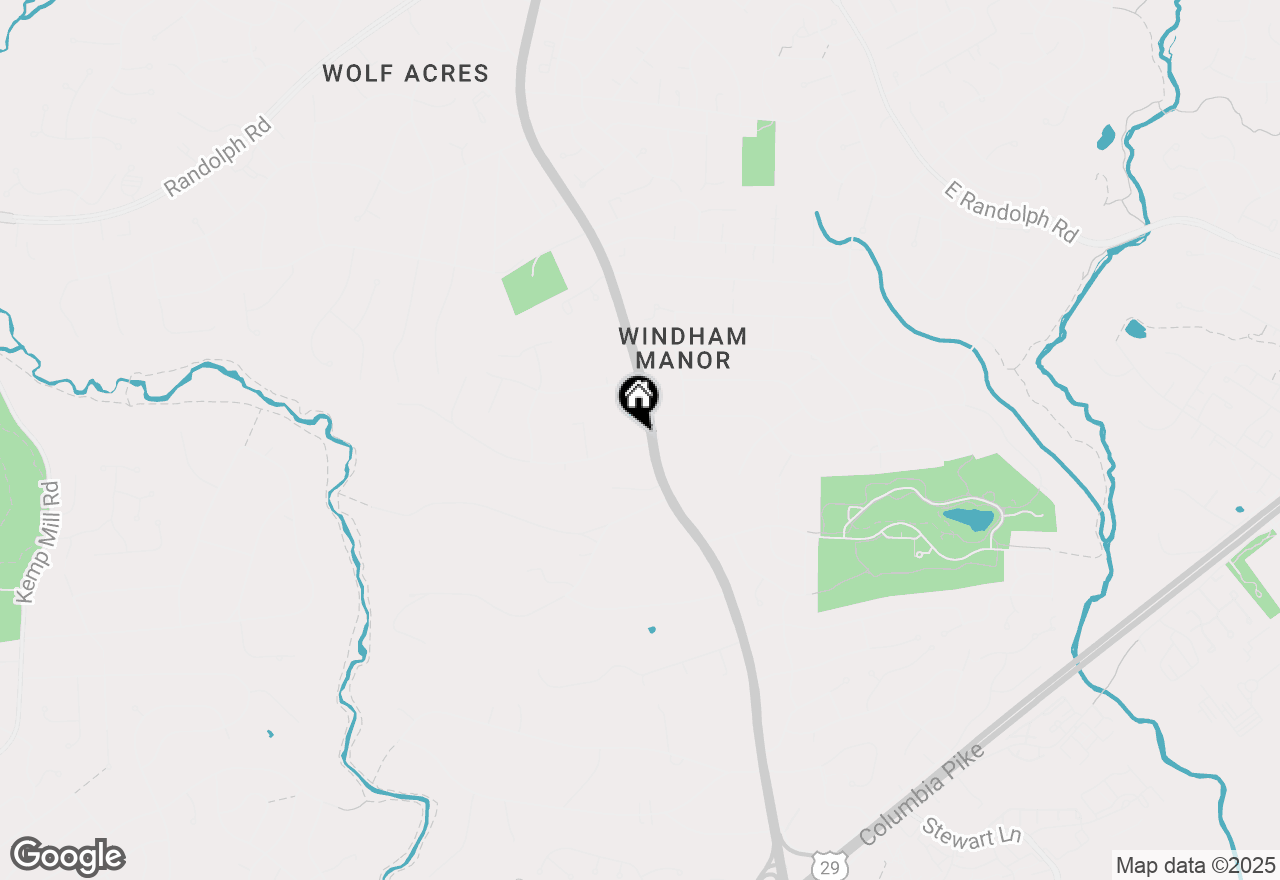 Map of 610 Valley Brook Drive, Silver Spring, MD 20904