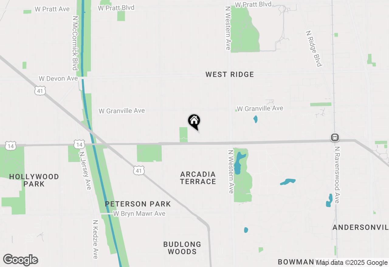 Map of 6034 N Rockwell Street, Chicago, IL 60659