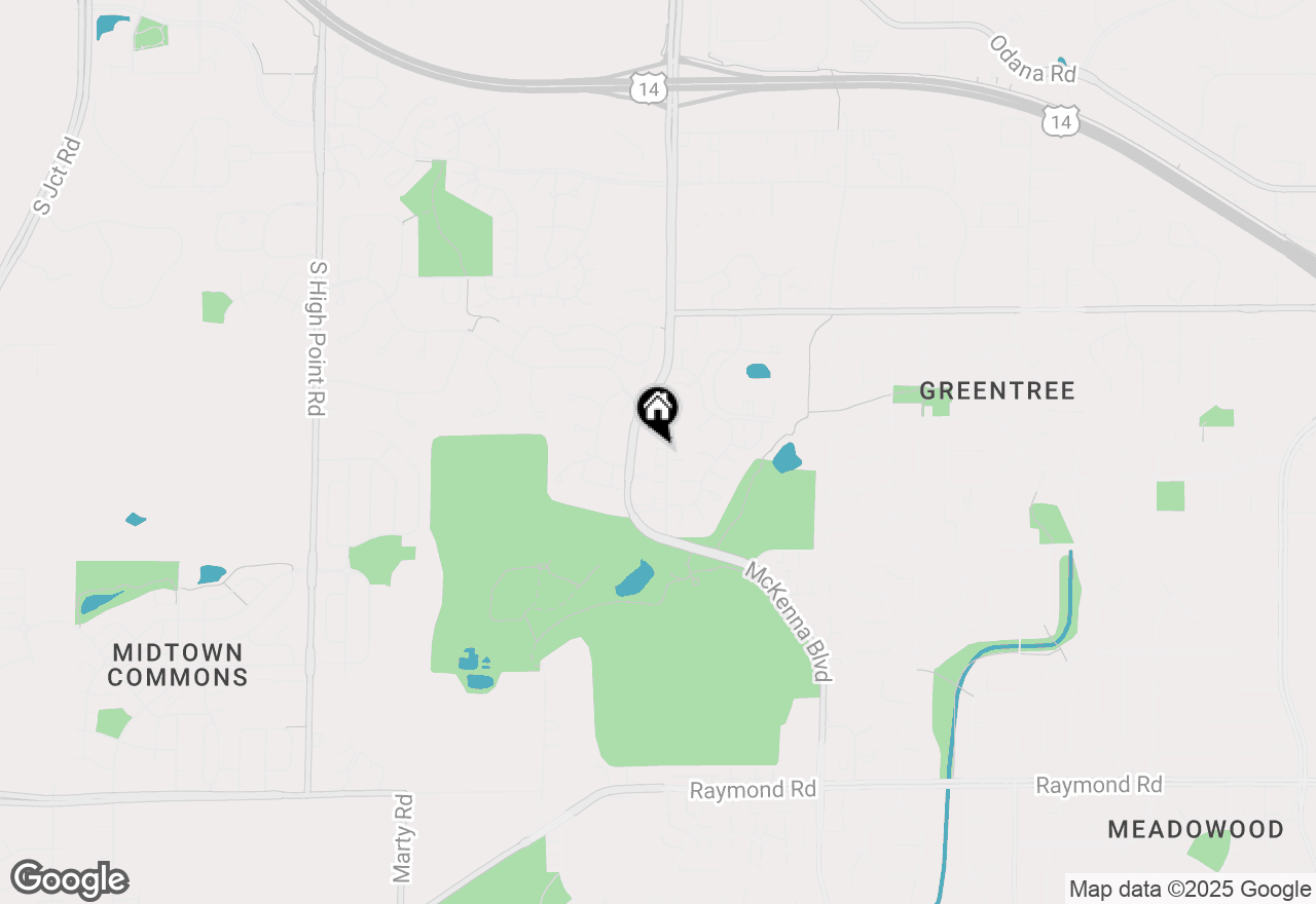 Map of 1114 Gammon Lane, Madison, WI 53719