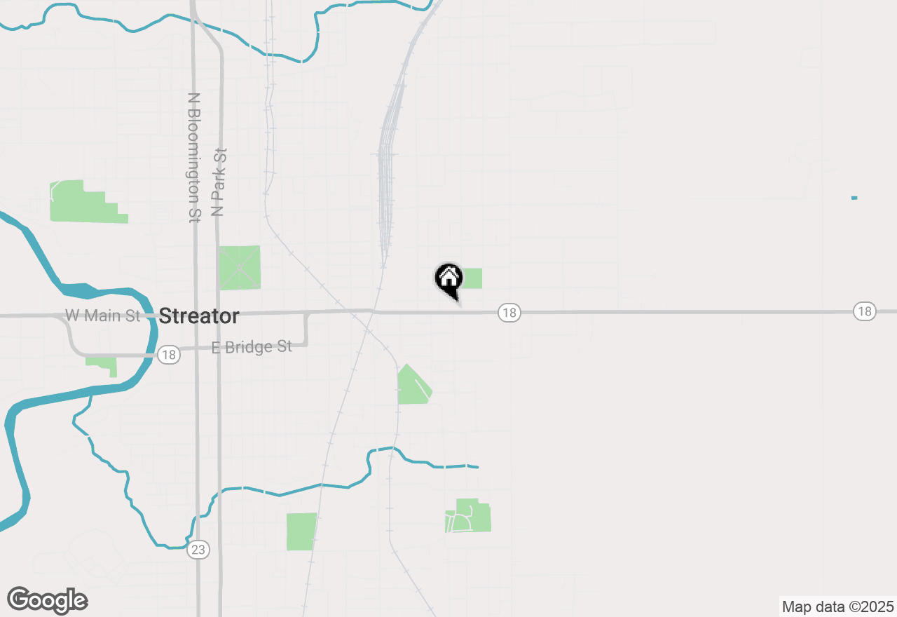 Map of 1124 E Main Street, Streator, IL 61364