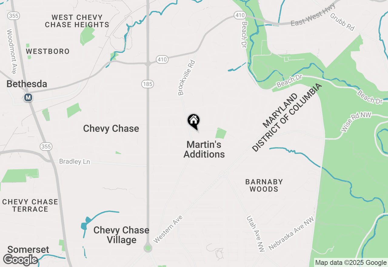 Map of 3518 Turner Lane, Chevy Chase, MD 20815