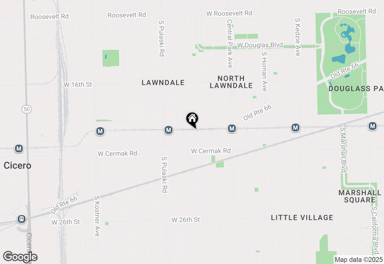 Map of 1947 S Avers Avenue, Chicago, IL 60623