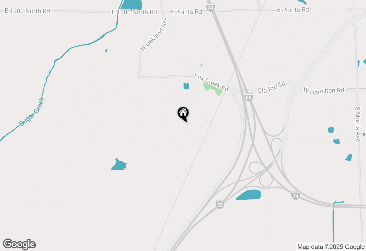 Map of 2713 Essington Street, Bloomington, IL 61705