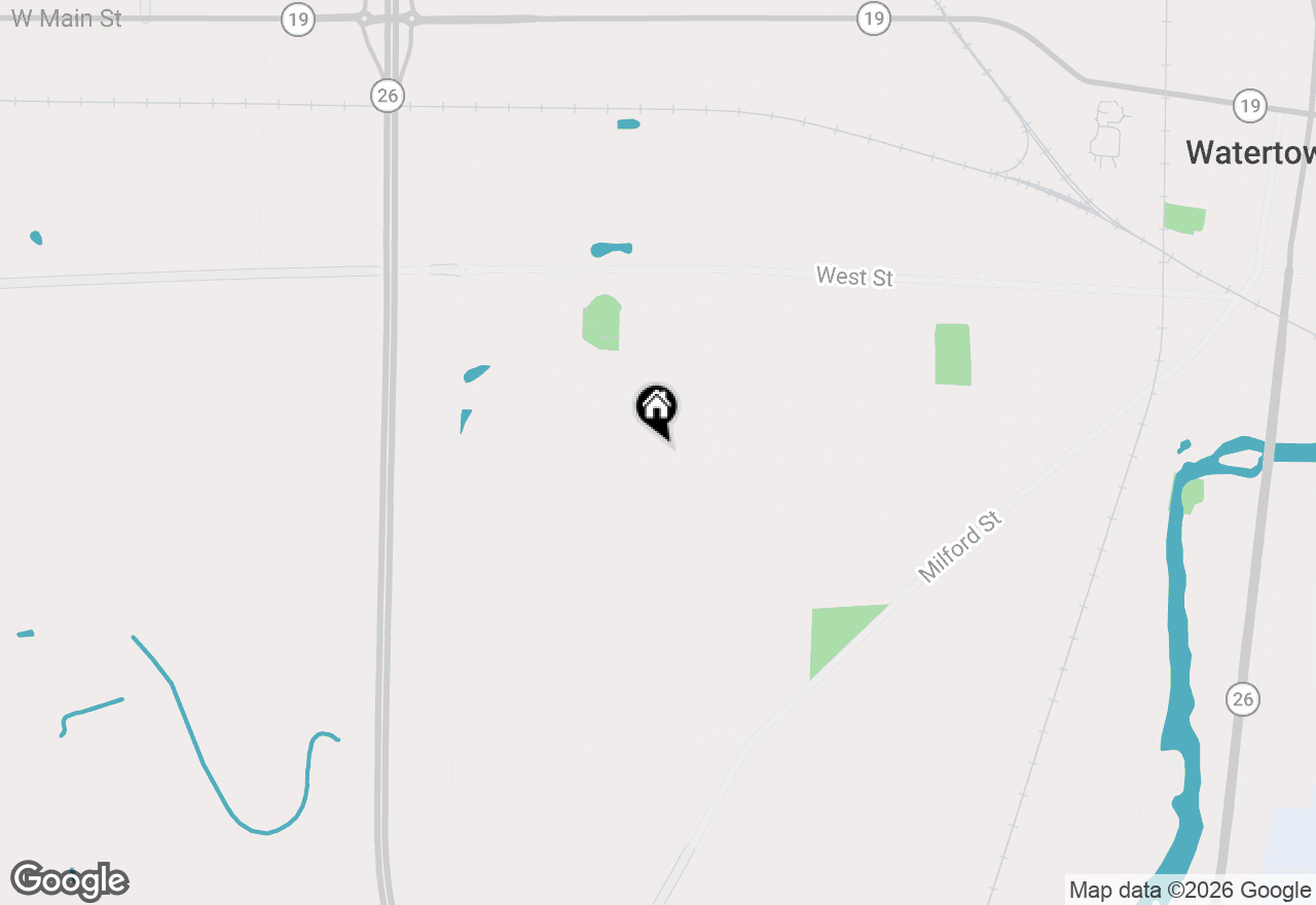 Map of 713 Bridlewood Ln, Watertown, WI 53094