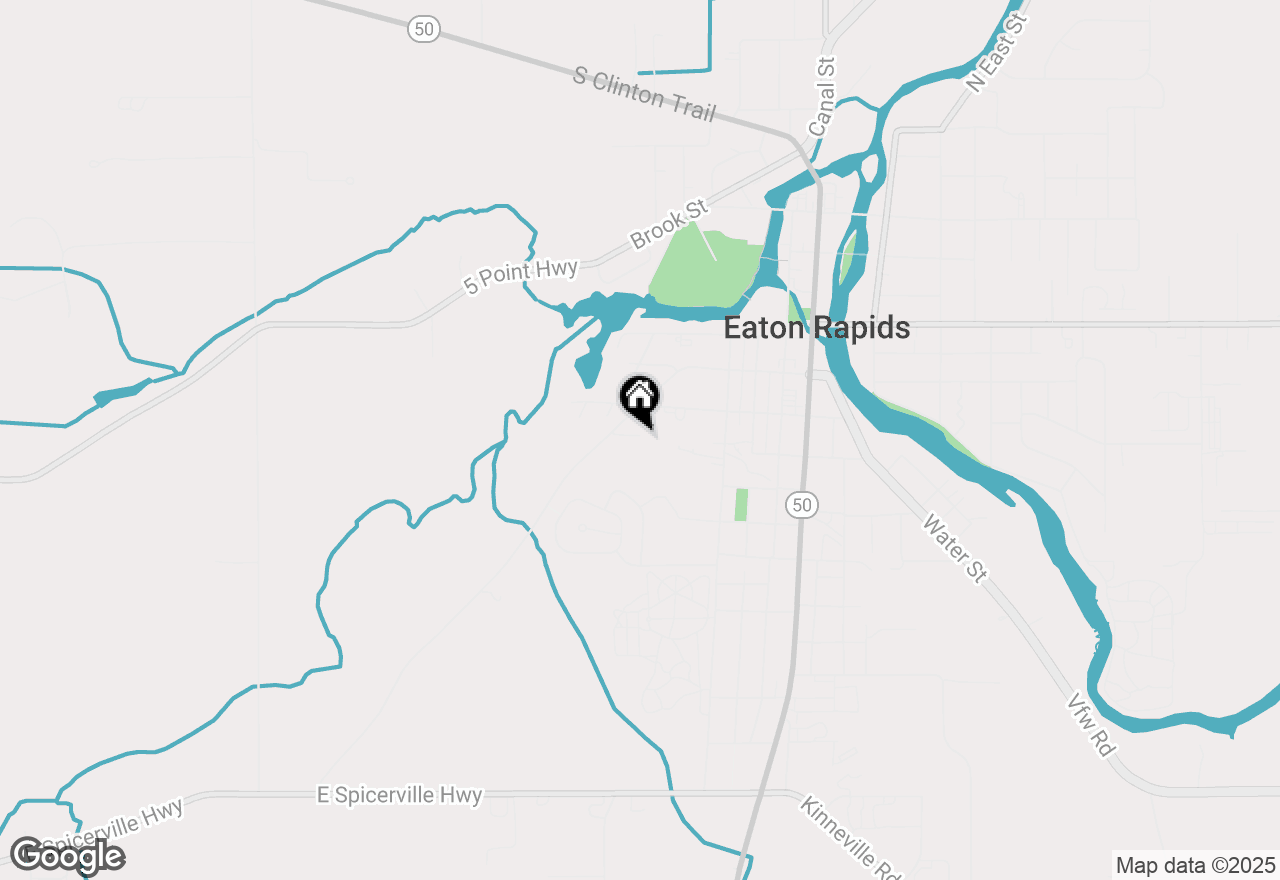 Map of 815 Hyatt Street, Eaton Rapids, MI 48827