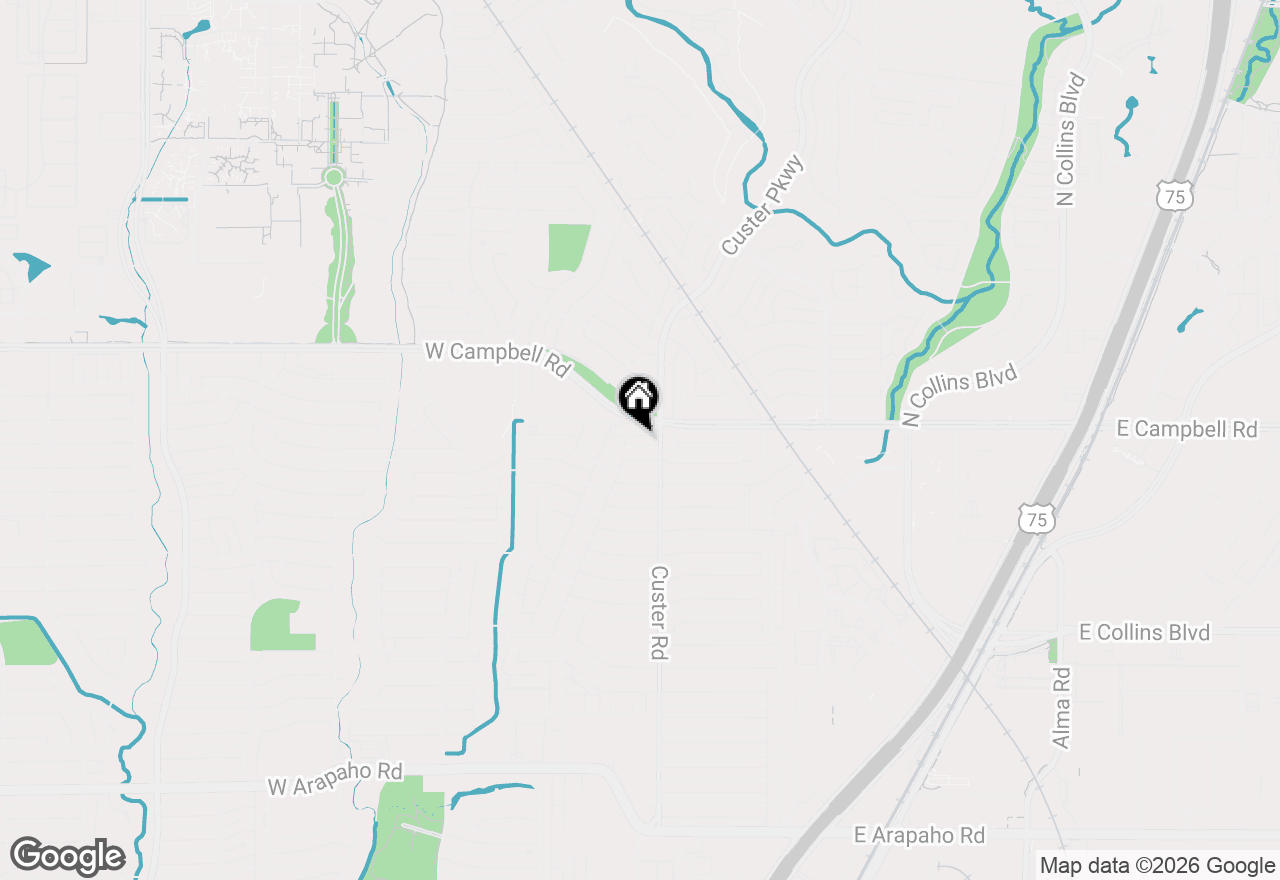 Map of 1917 Provincetown Lane, Richardson, TX 75080