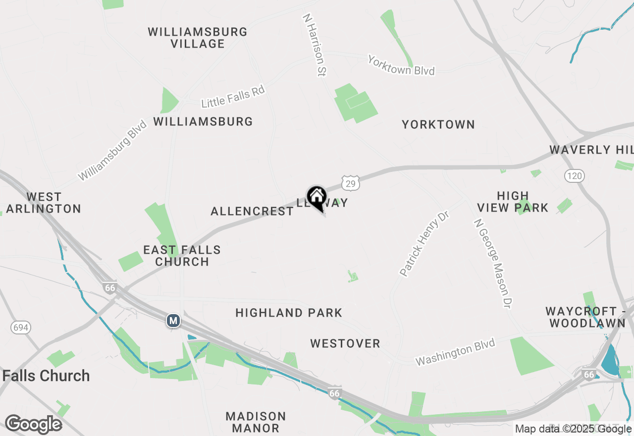 Map of 5905 23rd Street N, Arlington, VA 22205