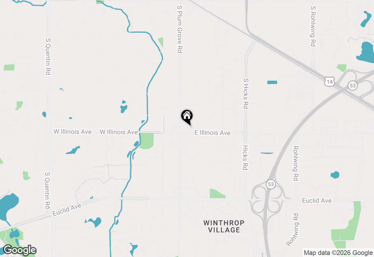 Map of 31 E Orchard Lane #31, Palatine, IL 60067