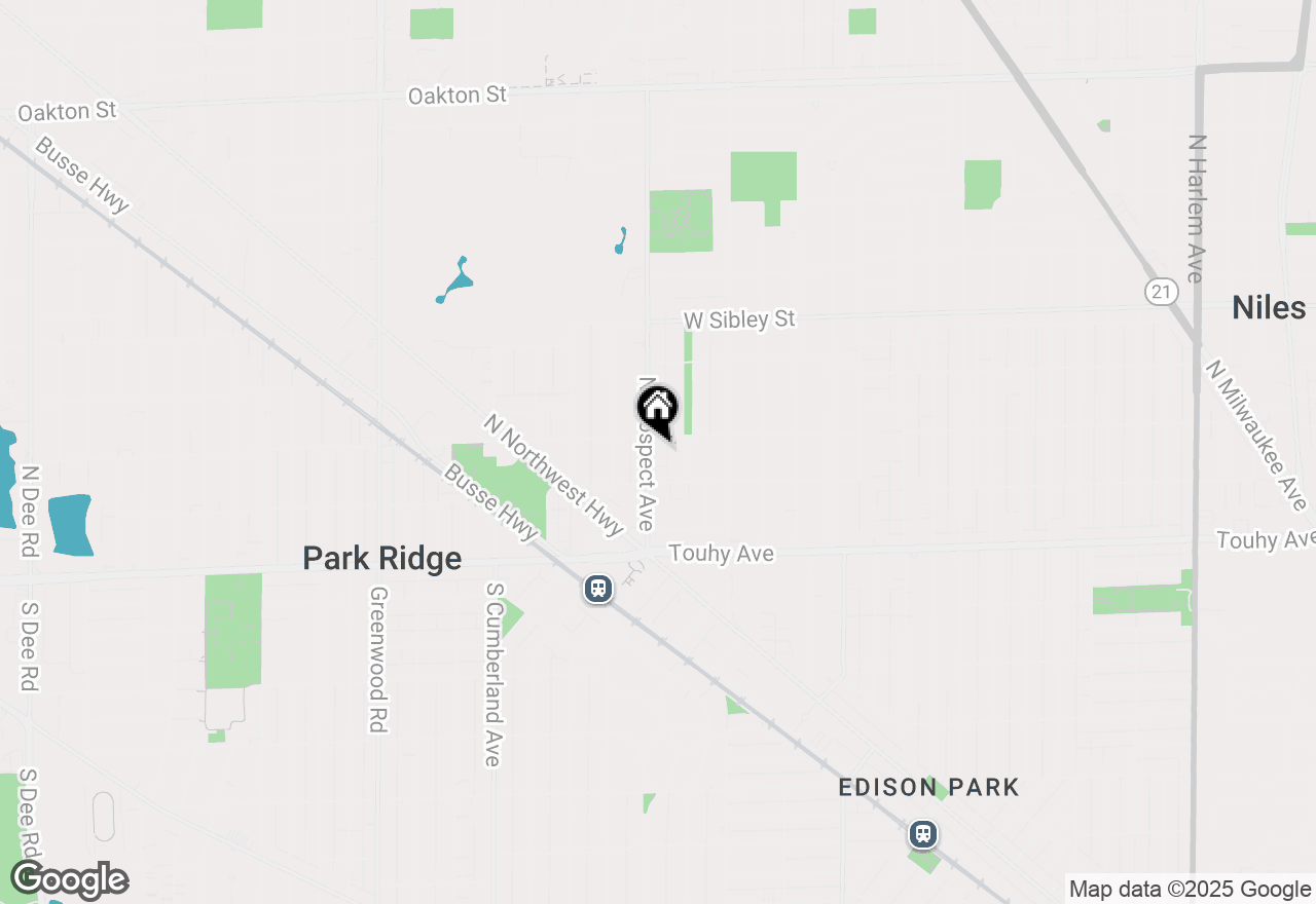 Map of 225 N Prospect Avenue, Park Ridge, IL 60068