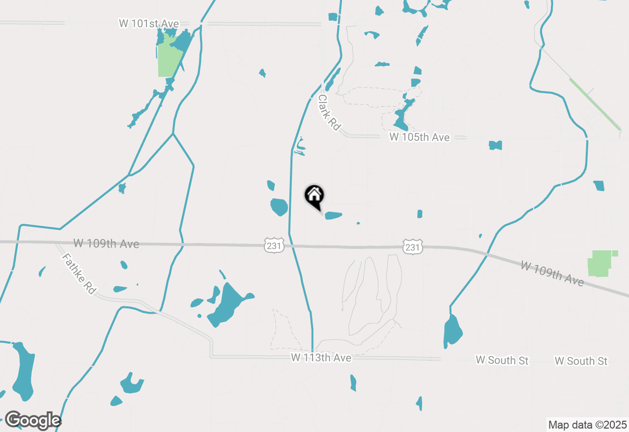 Map of 10801 Porter Street, Crown Point, IN 46307
