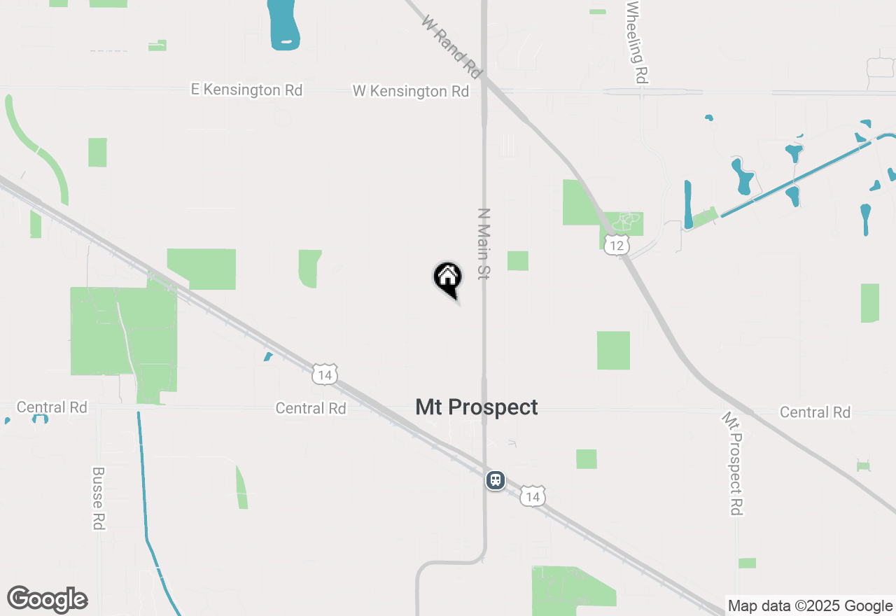 Map of 213 N Pine Street, Mount Prospect, IL 60056