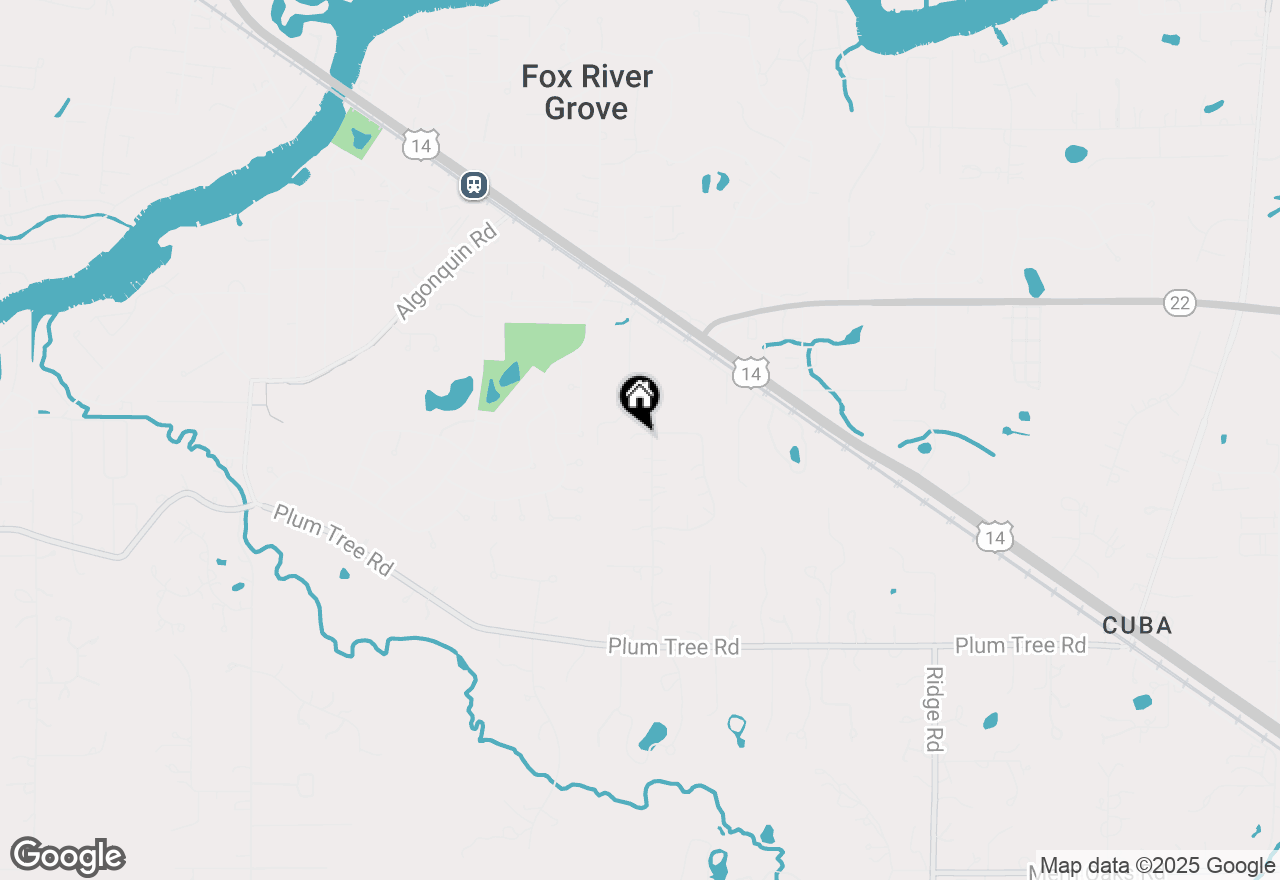 Map of 101 Surrey Lane, Barrington Hills, IL 60010