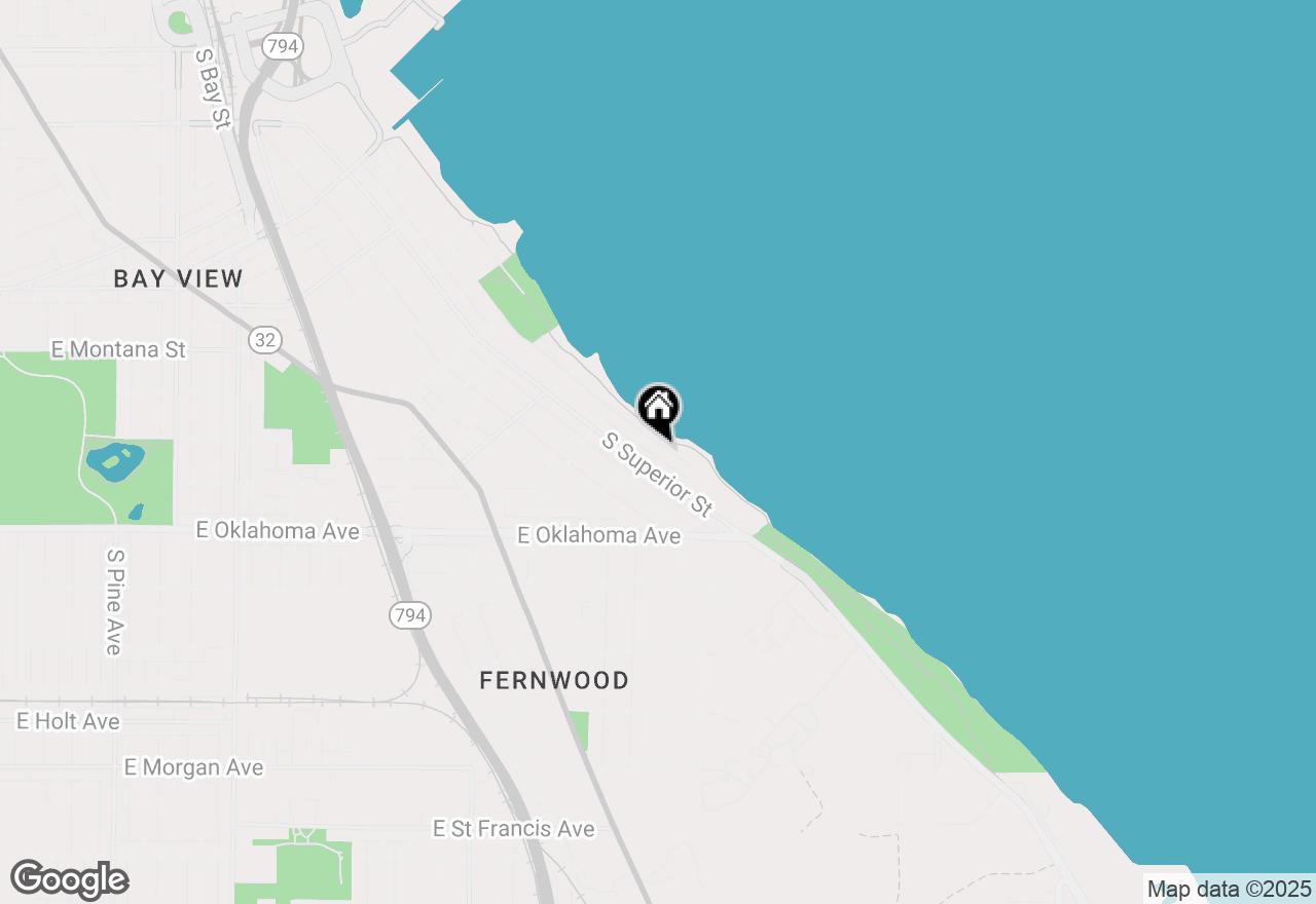 Map of 3029 S Shore Dr, Milwaukee, WI 53207