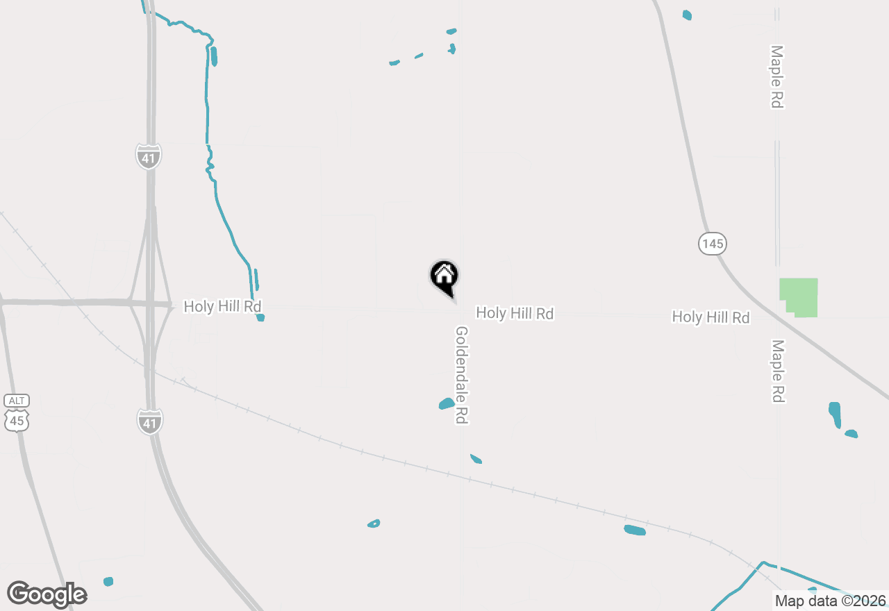 Map of N128W20472 Holy Hill Rd, Richfield, WI 53076