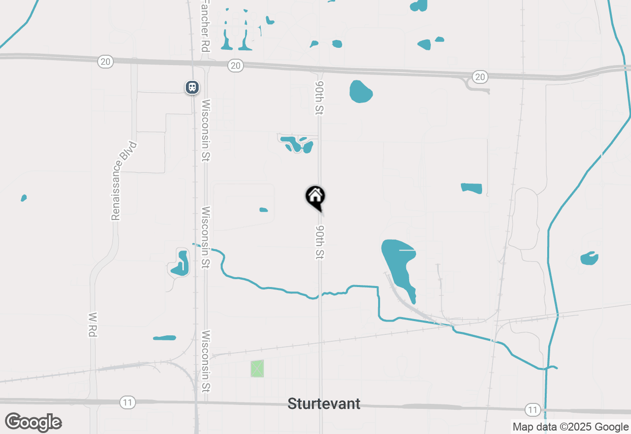 Map of 2100 90th St, Sturtevant, WI 53177