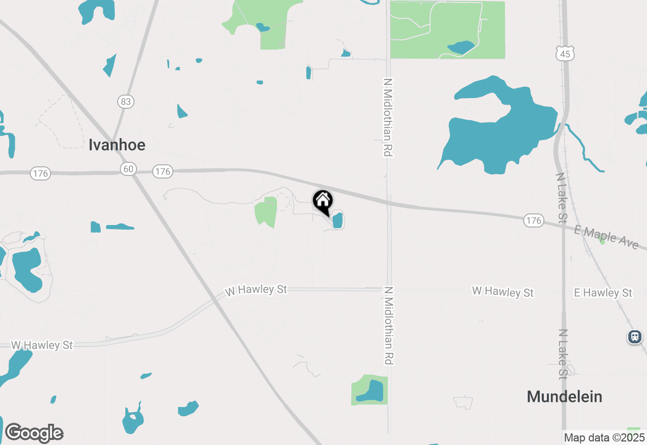 Map of 639 Woodhaven Drive, Mundelein, IL 60060