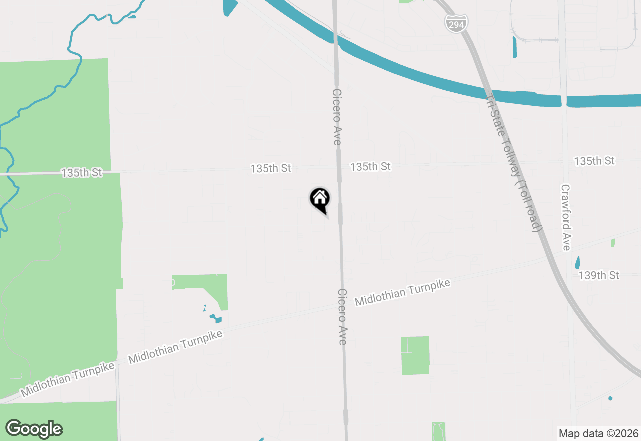 Map of 13651 Lamon Avenue #B12, Crestwood, IL 60418