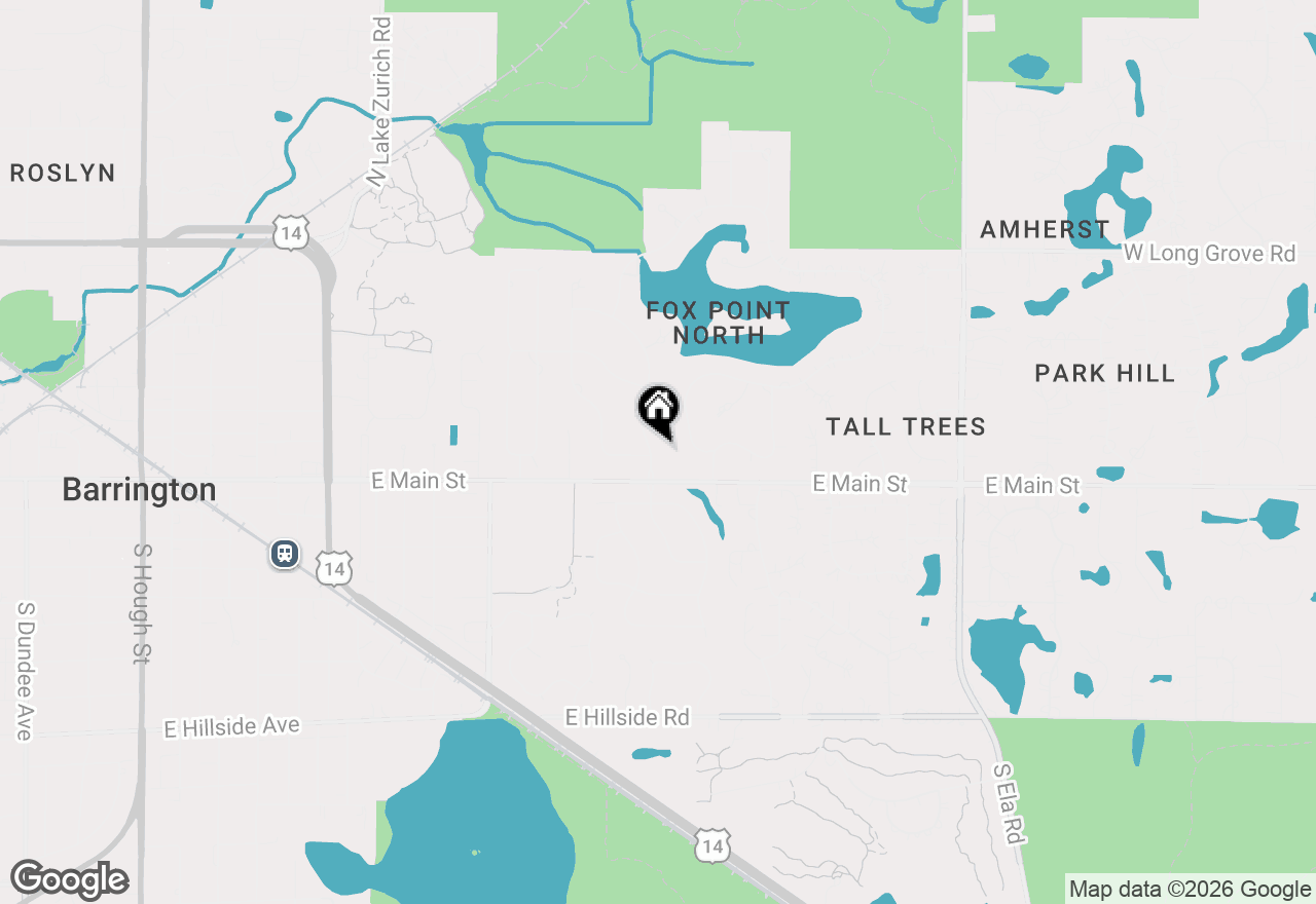 Map of 165 N Valley Road, Barrington, IL 60010