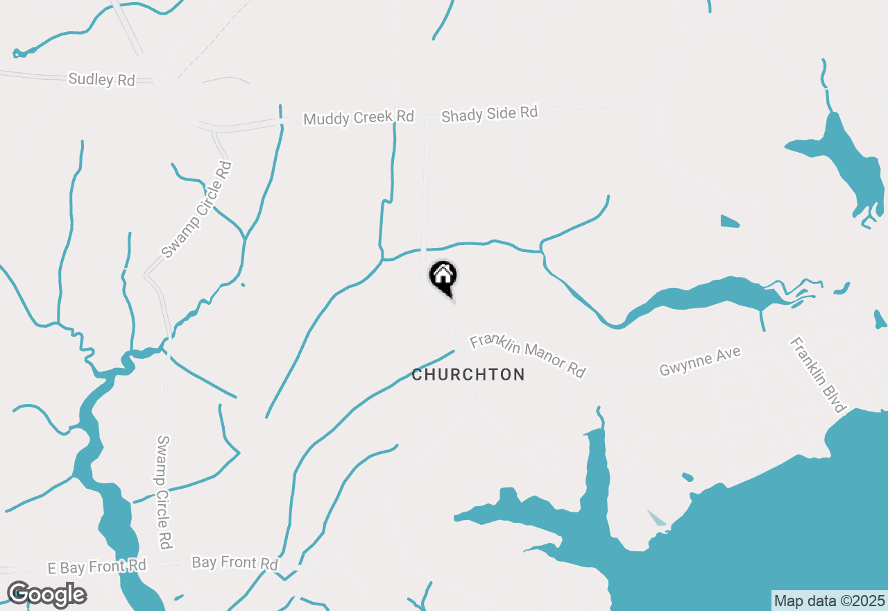Map of 5451 Deale Churchton Road, Churchton, MD 20733
