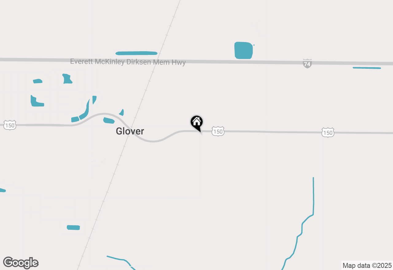 Map of 1597 County Road 2450 E, St. Joseph, IL 61873