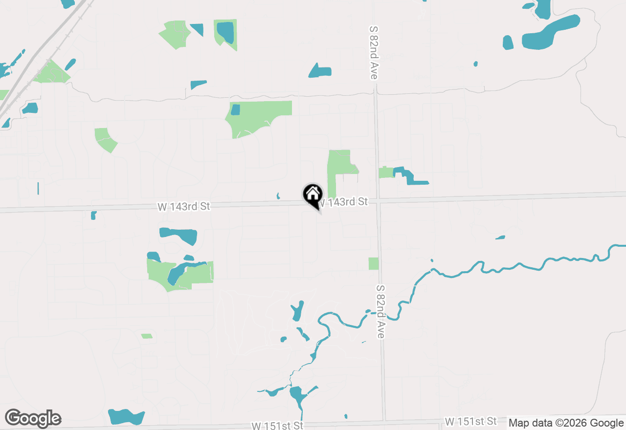 Map of 8415 Country Club Lane, Orland Park, IL 60462