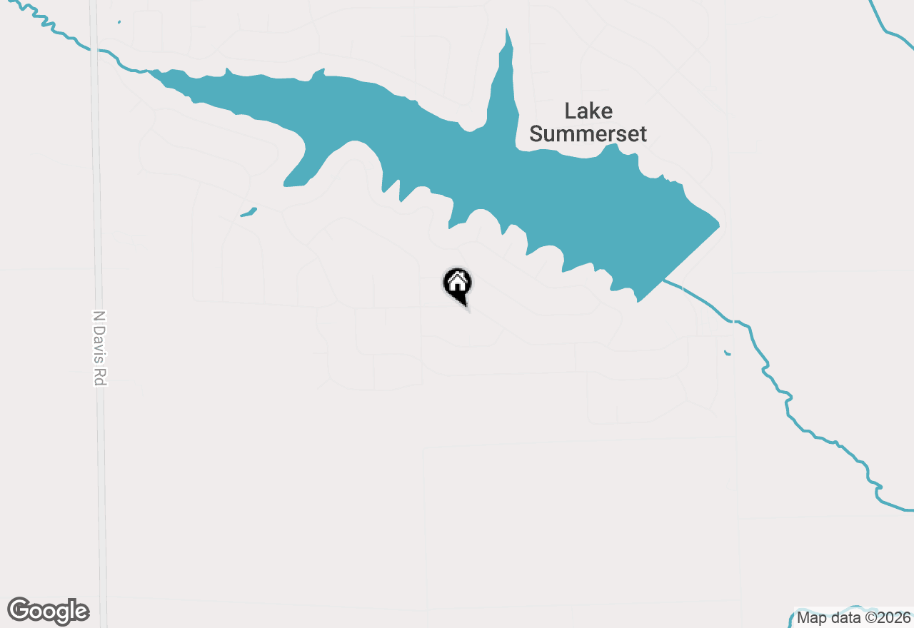 Map of 2109 Lake Summerset Road, Davis, IL 61019