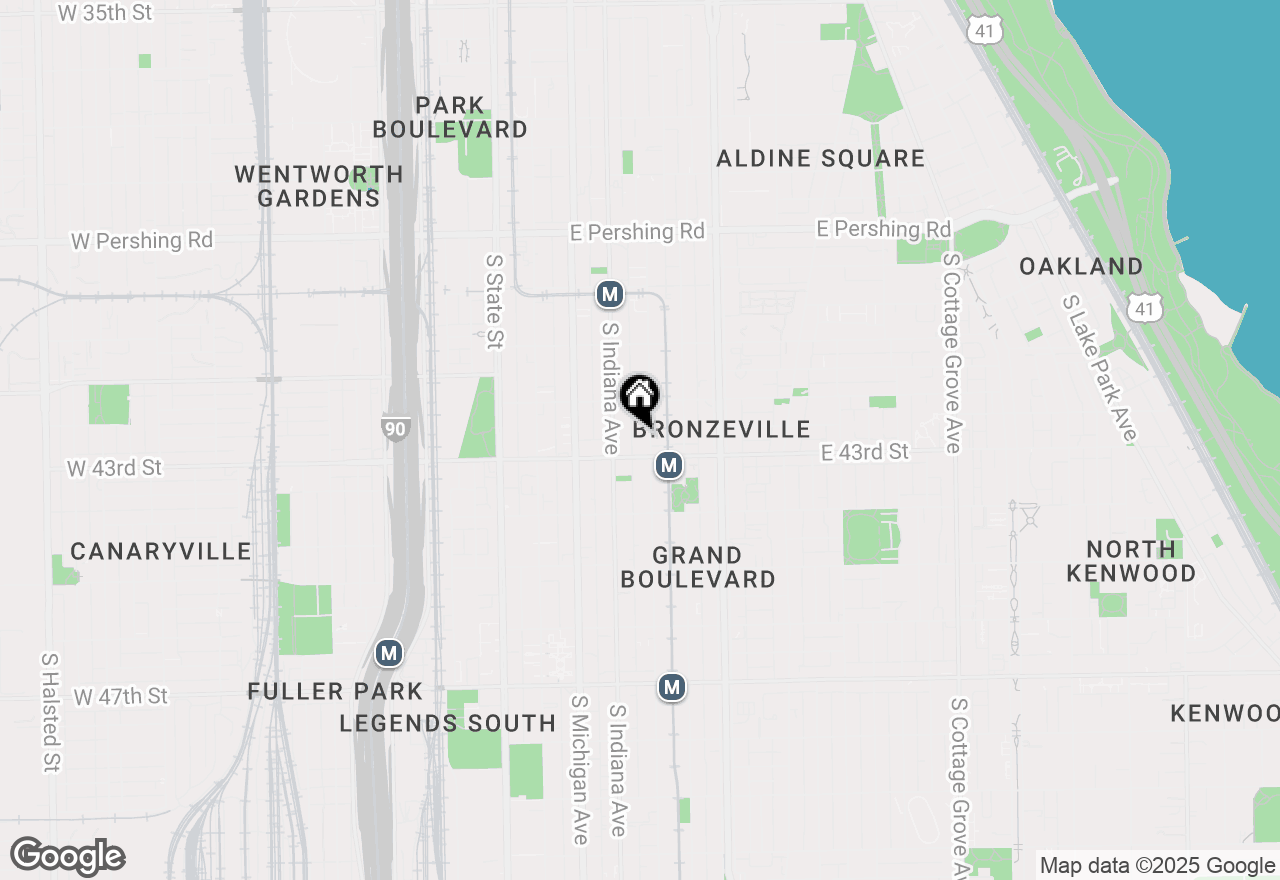 Map of 4242 S Prairie Avenue #3, Chicago, IL 60653