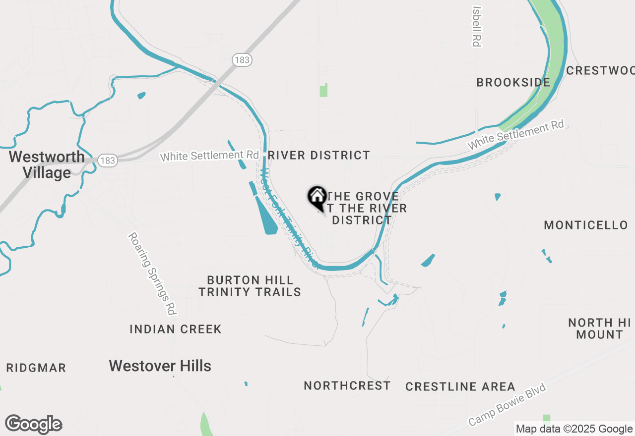 Map of 5300 Slate Street, Fort Worth, TX 76114