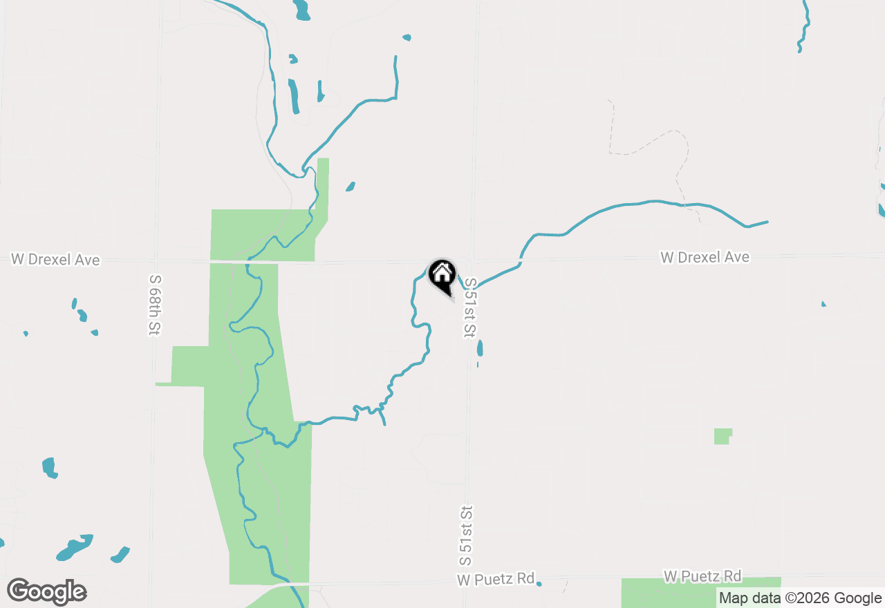 Map of 7989 S River Ct, Franklin, WI 53132
