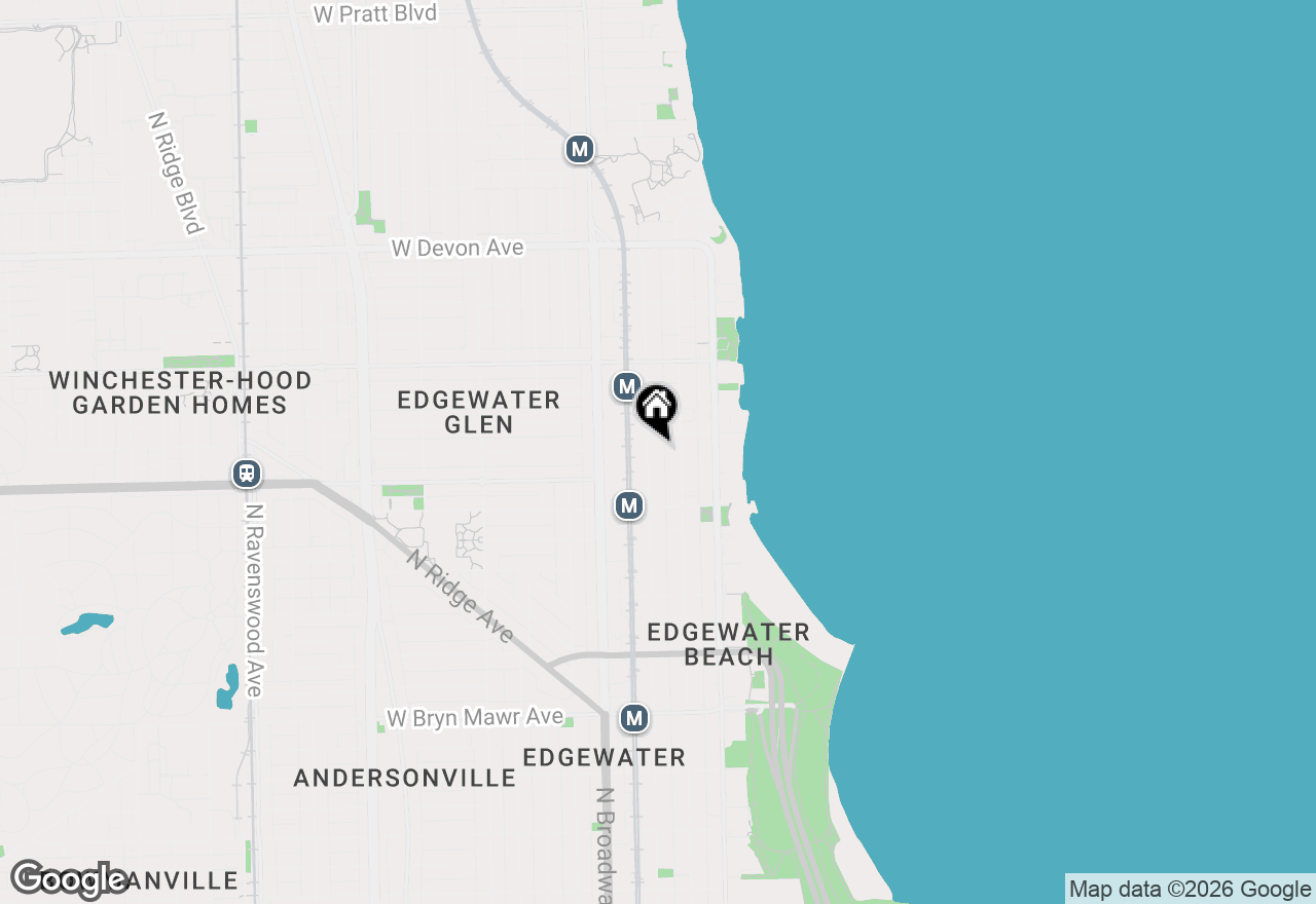 Map of 6029 N Winthrop Avenue #509, Chicago, IL 60660