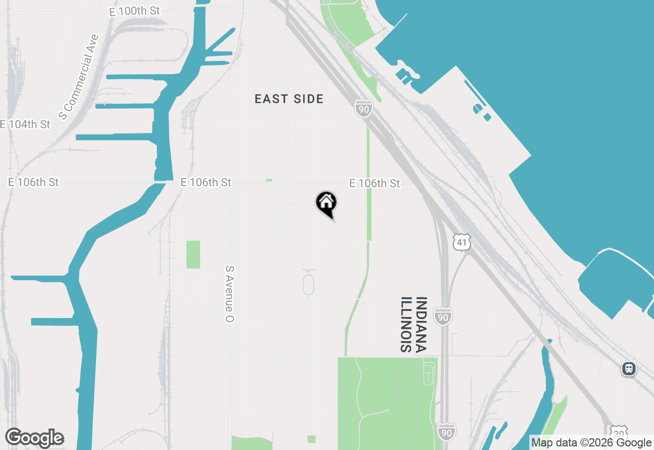 Map of 10724 S Avenue C #2, Chicago, IL 60617