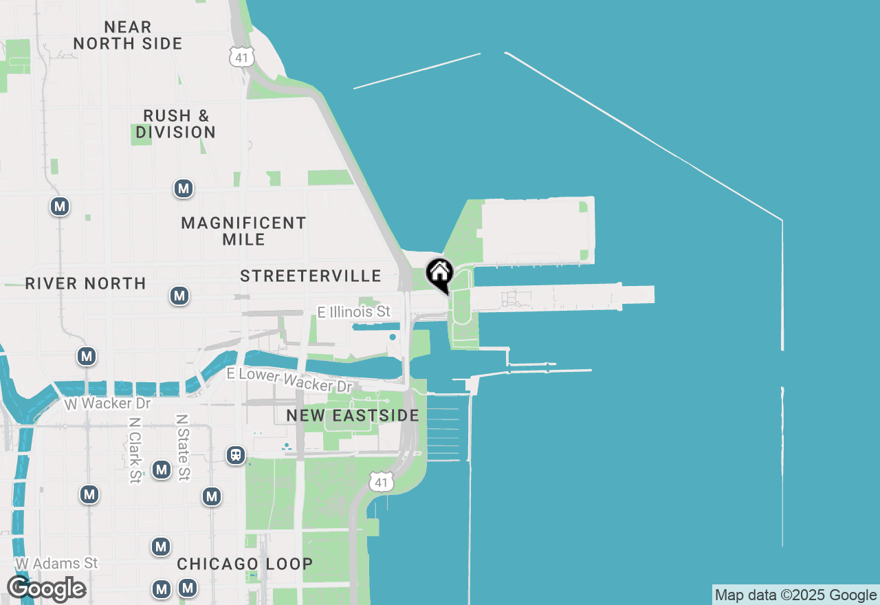 Map of 505 N Lake Shore Drive #C-106, Chicago, IL 60611